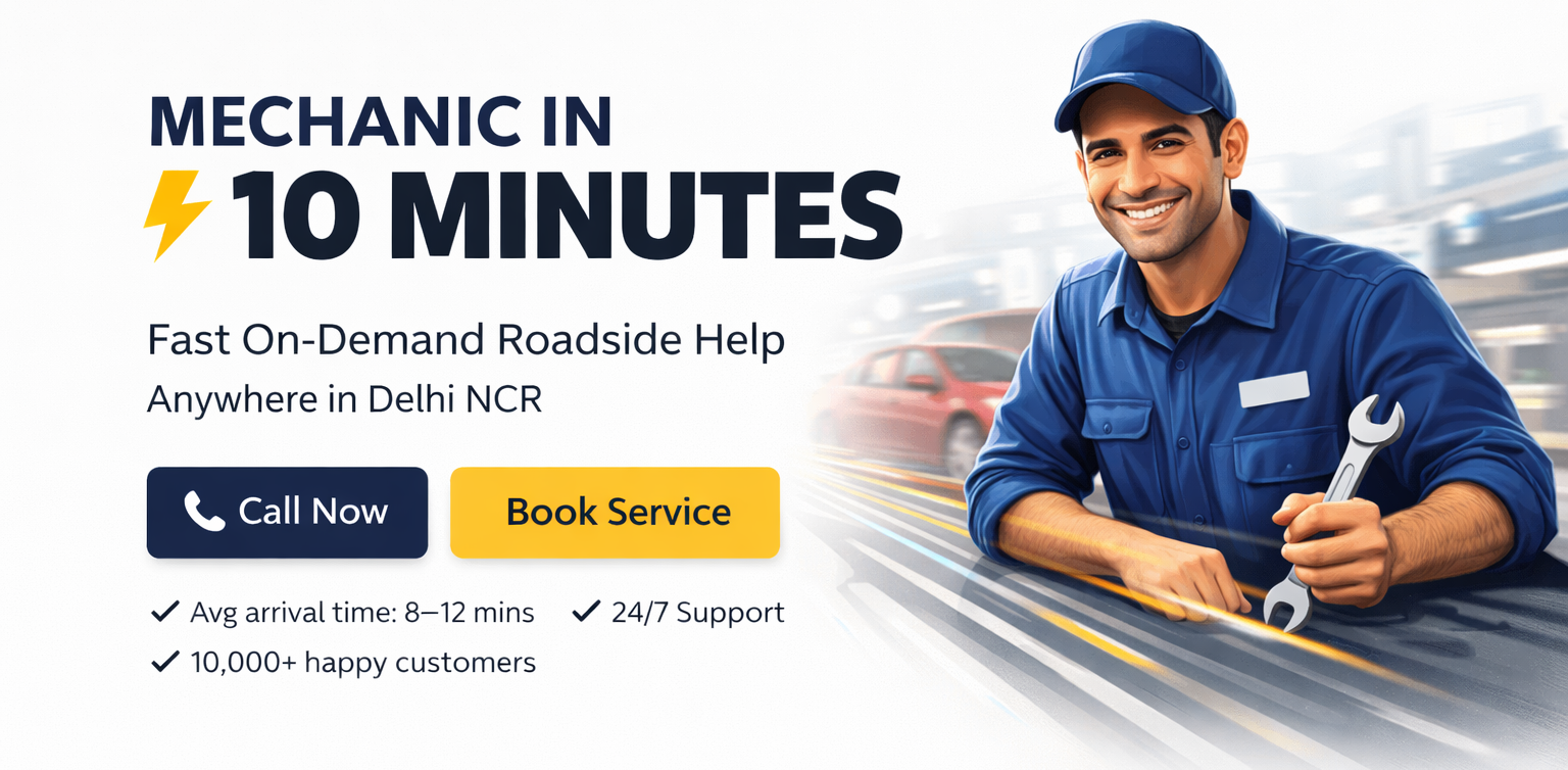 Mechanic in 10 minutes promotional slide